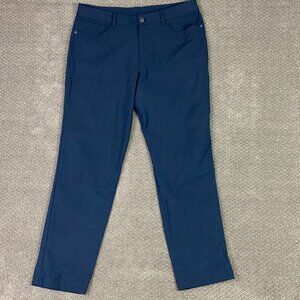 Lululemon Classic Fit ABC Pants Men's 36 x 32 Measures 37 x 30 Blue Chino